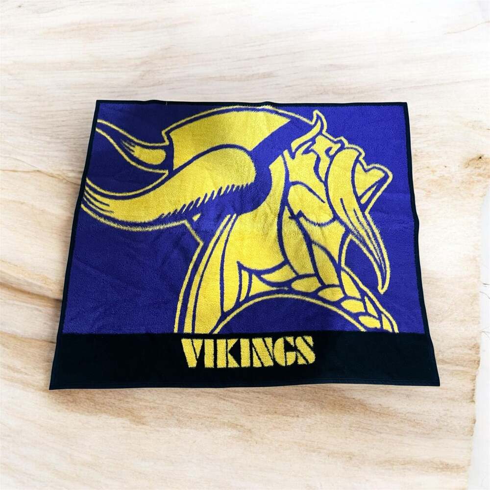 Vintage Biederlack Minnesota Vikings NFL Fleece towel